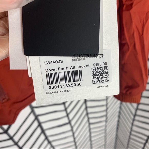 🔸 Lululemon down for it all jacket magma size 2 - Picture 8 of 16